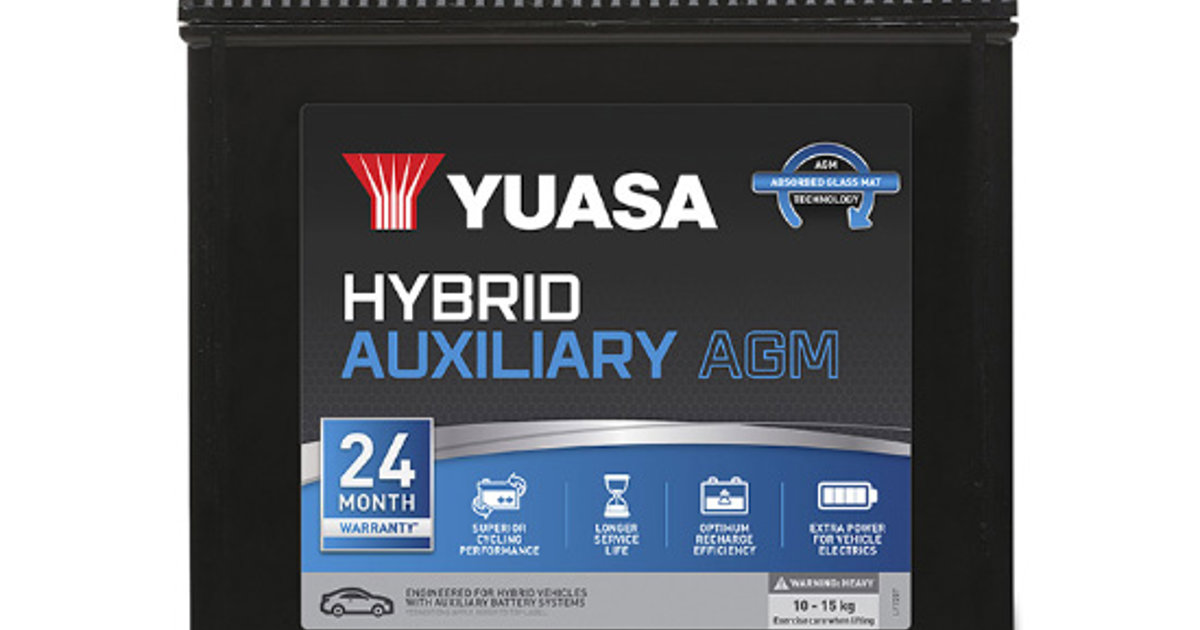 S34B20R - Hybrid Auxiliary Hybrid & EV car batteries | Yuasa Batteries